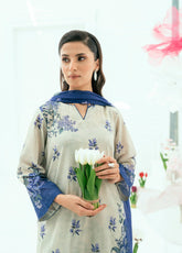 Minha By Amal Luxury Printed Lawn 3 Piece Unstitched Suit AM25MLL AM-14